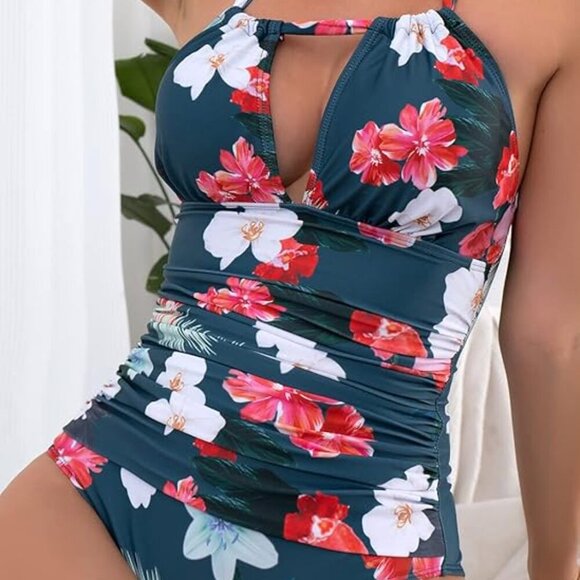 Tummy Control Bathing Suit - Picture 5 of 6